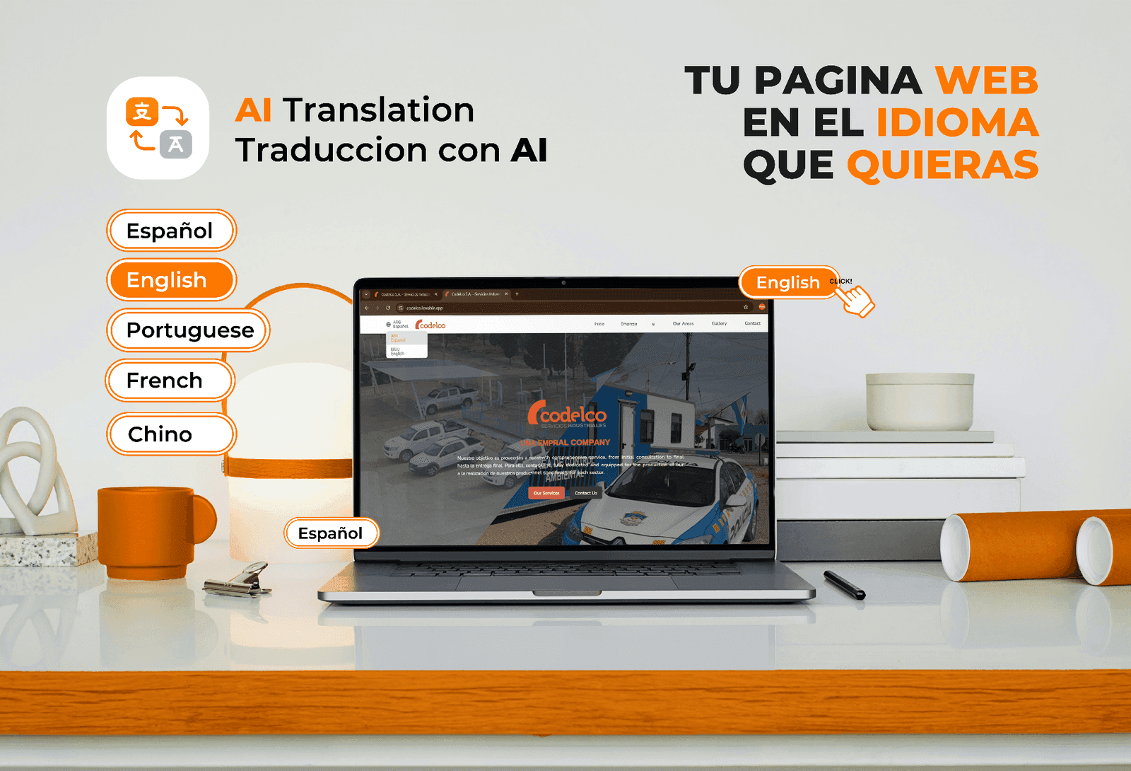Web design example 1