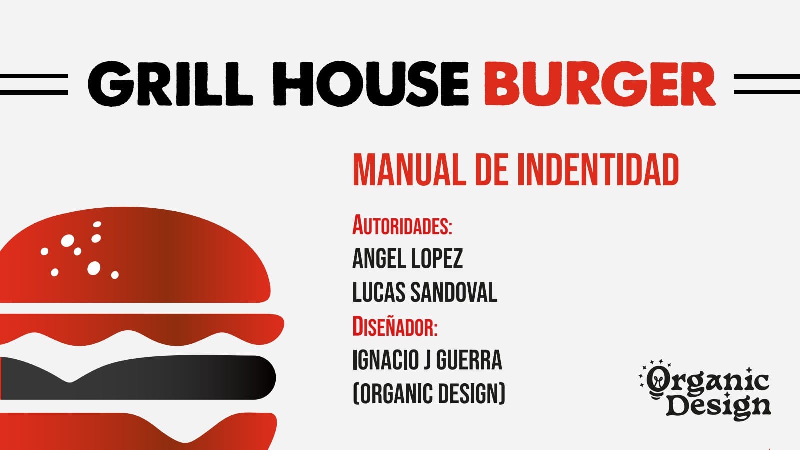Manual de Identidad Grill House Burger