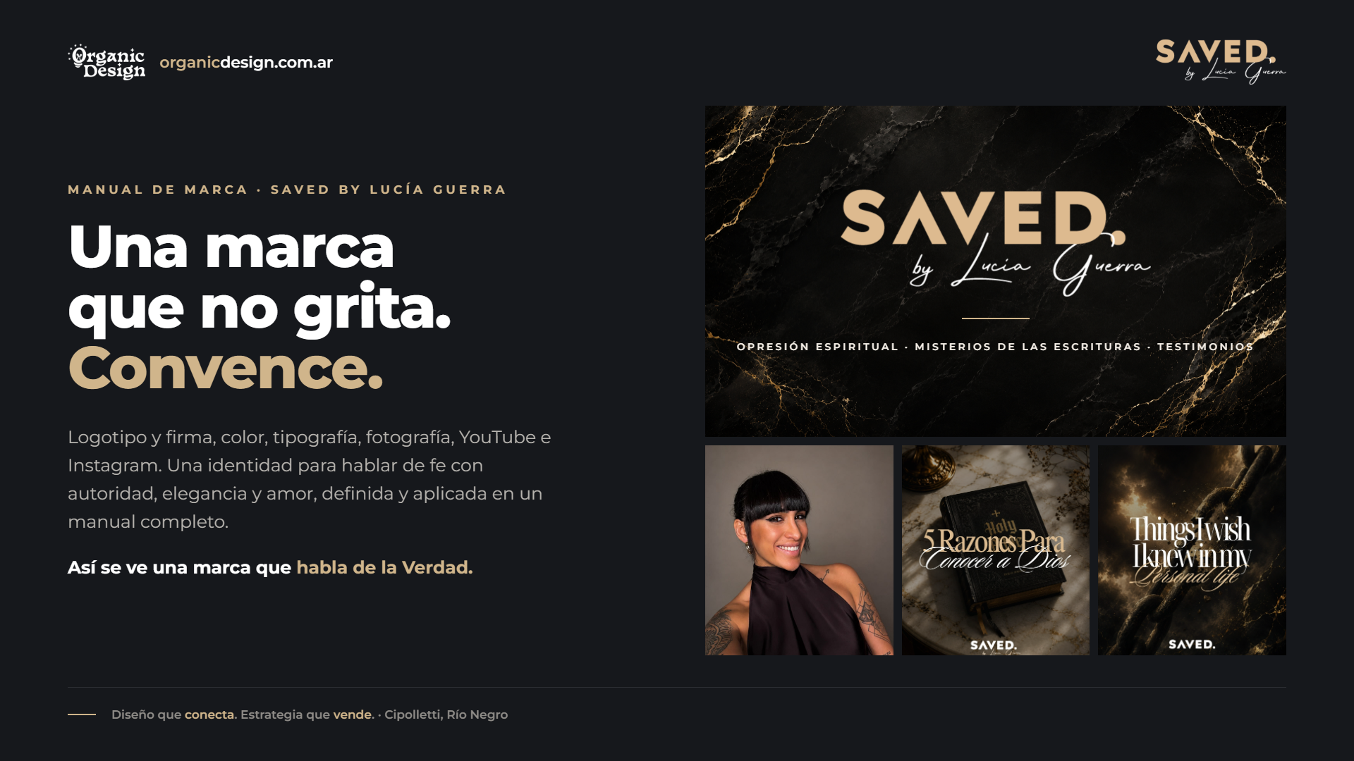 SAVED by Lucía Guerra: identidad visual para un canal que busca la Verdad